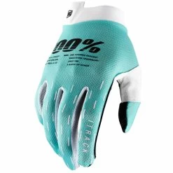 100% Cross Glove Ridefit - Aqua