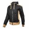 Dames Hoodie Panda - Zwart-beige -Bescherming Voor Motorrijden Winkel GMSDamenHoodiePanda schwarz beige 1