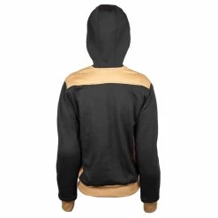 Dames Hoodie Panda - Zwart-beige -Bescherming Voor Motorrijden Winkel GMSDamenHoodiePanda schwarz beige 3