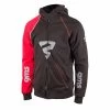 Hoodie FOX - Zwart-rood -Bescherming Voor Motorrijden Winkel GMSHoodieFOX schwarz rot 1