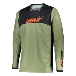 LEATT Jersey Moto 4.5 Enduro Olijf -Bescherming Voor Motorrijden Winkel LEATTJerseyMoto4 5Enduroolive 2