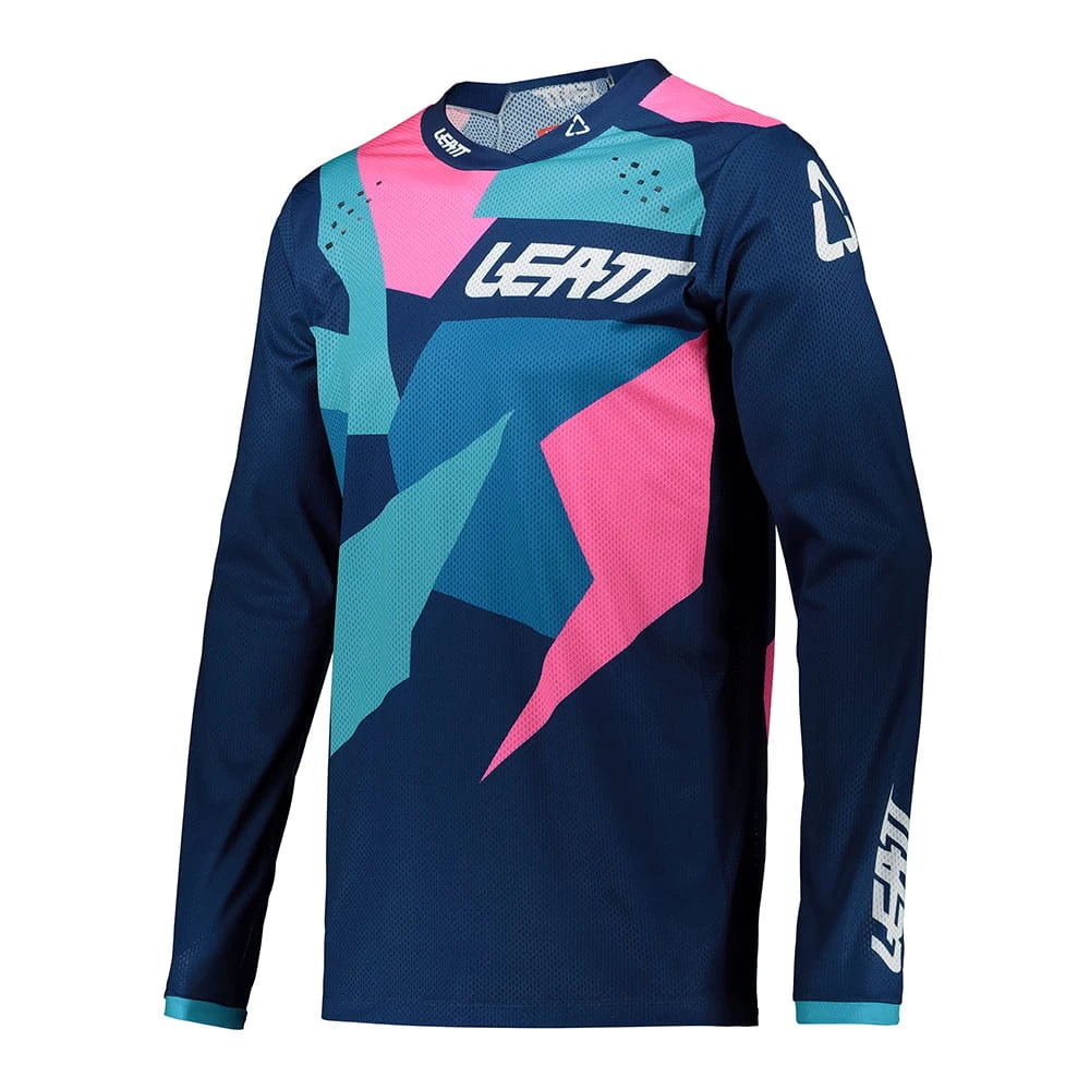 LEATT Jersey Moto 4.5 Lite - Blauw-roze 3 LEATT Jersey Moto 4.5 Lite - Blauw-roze