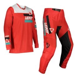 LEATT Moto 3.5 Ride Kit Uni Rood