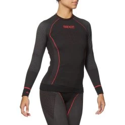 SIXS Functioneel Shirt-lange Mouw Blazefit TS2W Zwart-rood -Bescherming Voor Motorrijden Winkel SIXSFunktionsshirt langarmBlazefitTS2Wschwarz rot 5