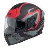 IXS 1100 2.2 Motorfietshelm - Zwart Mat-rood