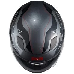 IXS 135 KID 2.0 Helm - Grijs-zwart-rood -Bescherming Voor Motorrijden Winkel iXS135KID2 0Helm grau schwarz rot 4