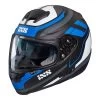 IXS 215 2.0 Motorfietshelm Mat Zwart Blauw Wit