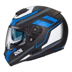 IXS 215 2.0 Motorfietshelm Mat Zwart Blauw Wit -Bescherming Voor Motorrijden Winkel iXS2152 0Motorradhelmmatteblackbluewhite 2