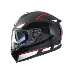 IXS 315 2.1 Motorhelm Zwart Wit Rood -Bescherming Voor Motorrijden Winkel iXS3152 1Motorradhelmblackwhitered 2