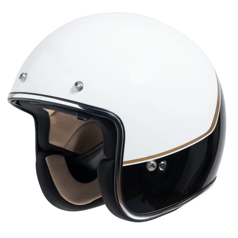 IXS 77 2.2 Jet Helm Wit Zwart Goud 5 IXS 77 2.2 Jet Helm Wit Zwart Goud - Afbeelding 3
