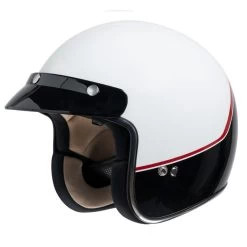 IXS 77 2.2 Jet Helm Wit Zwart Rood