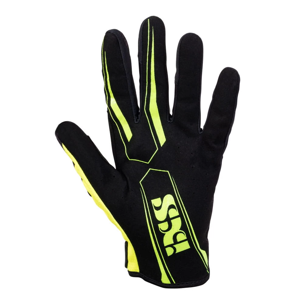 IXS Kruishandschoen Lite Air Zwart Geel 4 IXS Kruishandschoen Lite Air Zwart Geel - Afbeelding 2