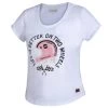 IXS Dames T-shirt Op Twee Wielen - Wit-roze