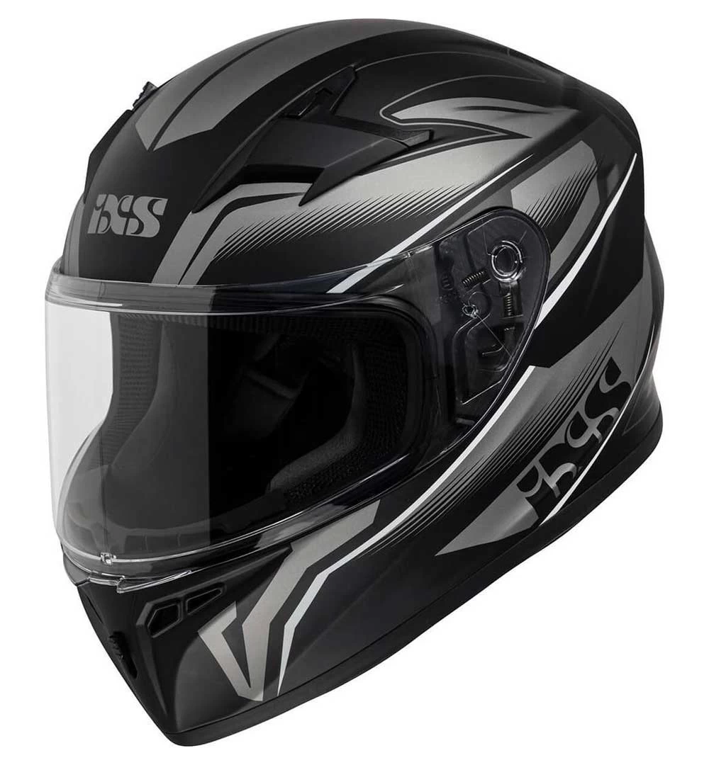 Integraalhelm IXS136 2.0 Kids Zwart Mat-grijs 3 Integraalhelm IXS136 2.0 Kids Zwart Mat-grijs