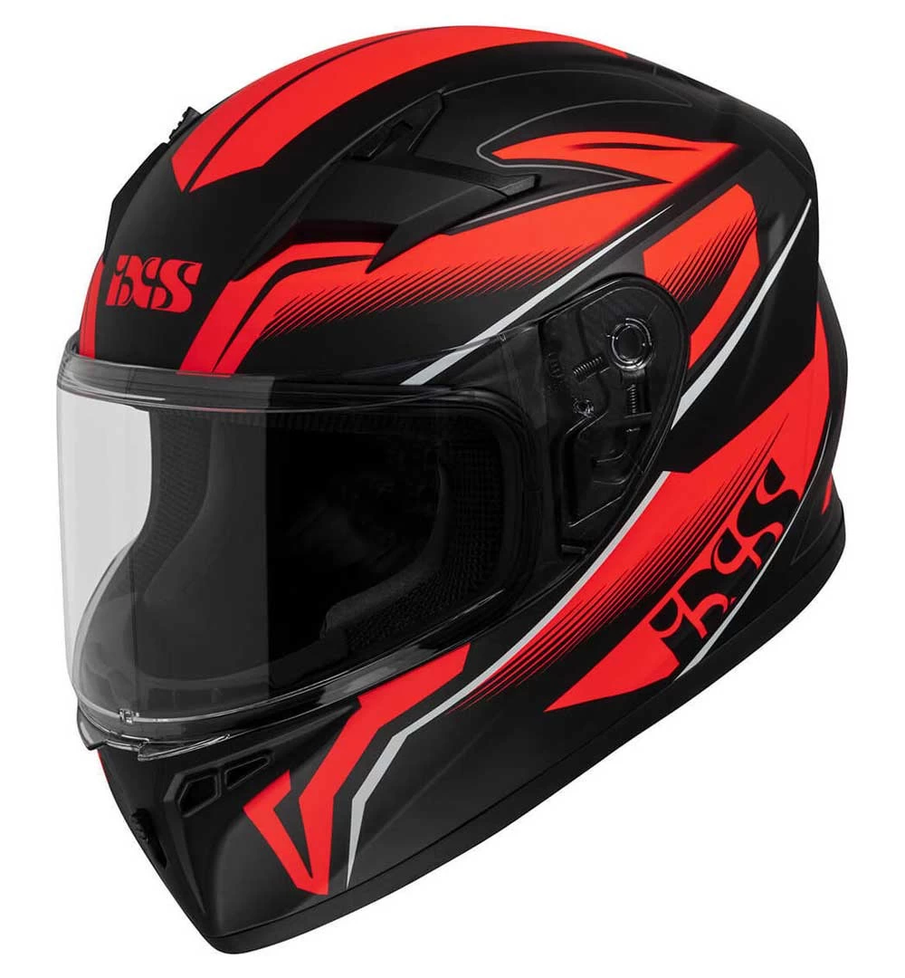 Integraalhelm IXS136 2.0 Kids Zwart Mat-rood 3 Integraalhelm IXS136 2.0 Kids Zwart Mat-rood