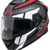 Integraalhelm IXS216 2.2 - Grijs-zwart-rood -Bescherming Voor Motorrijden Winkel iXSIntegralhelmiXS2162 2 grau schwarz rot 1