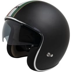 Jet Helm IXS77 2.4 Zwart Mat-rood