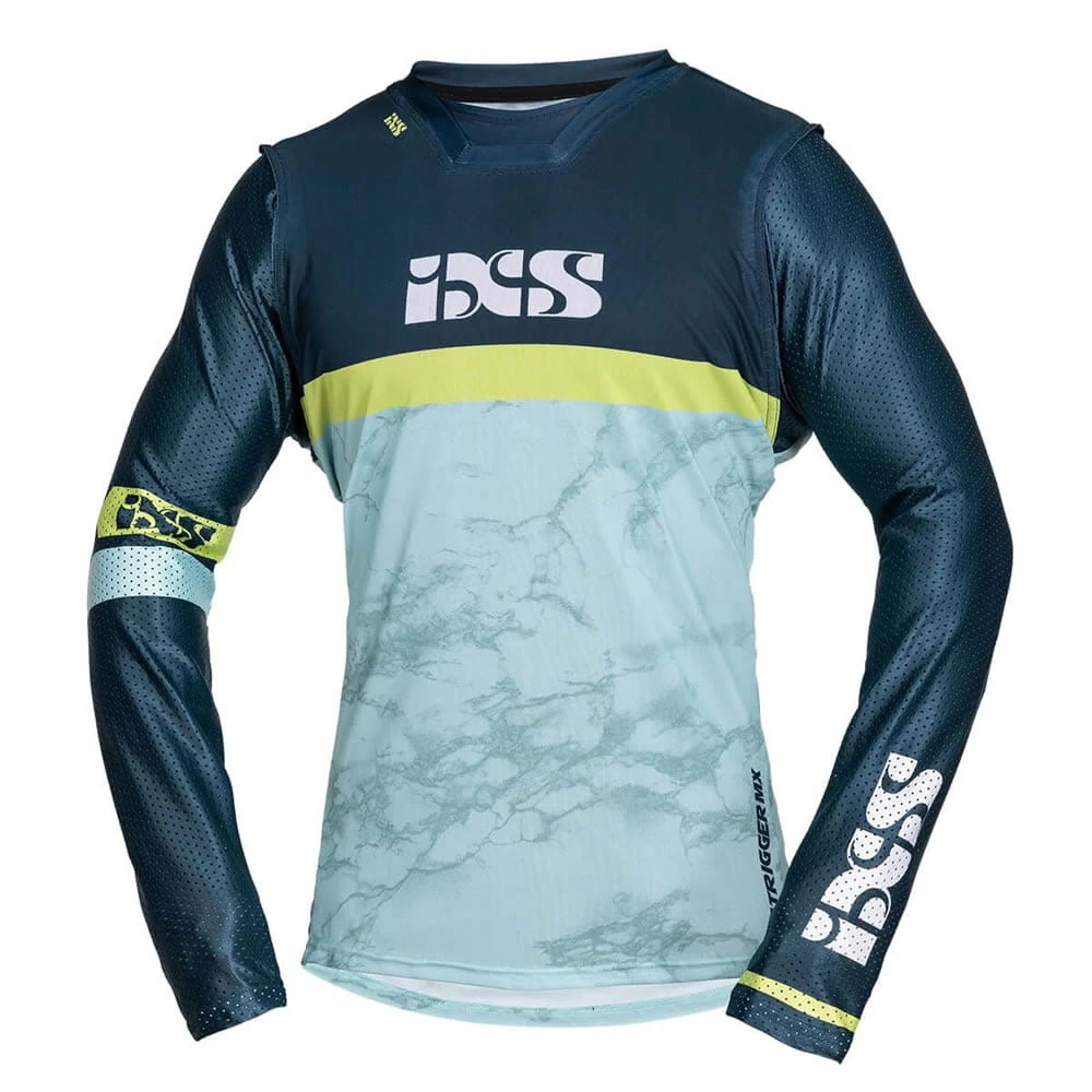 IXS MX Jersey Trekker - Blauw Geel 3 IXS MX Jersey Trekker - Blauw Geel
