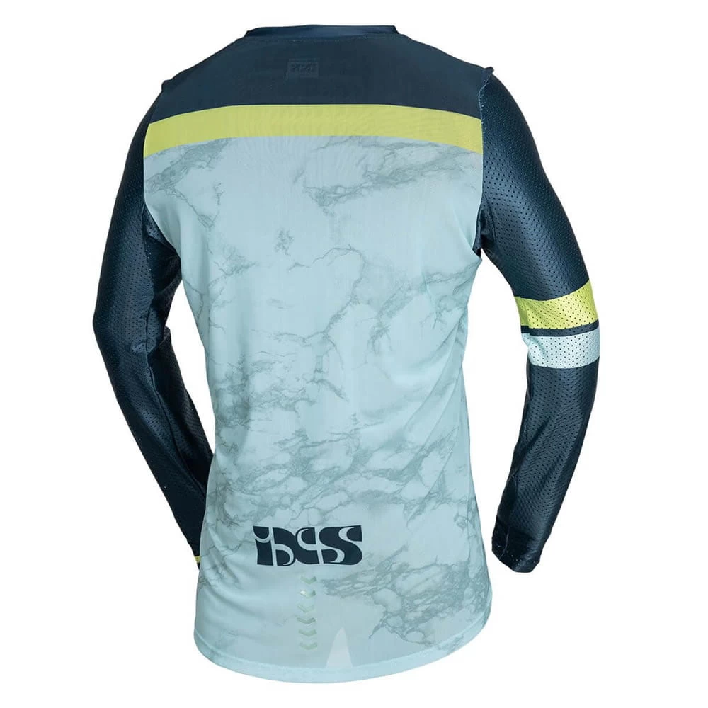 IXS MX Jersey Trekker - Blauw Geel 4 IXS MX Jersey Trekker - Blauw Geel - Afbeelding 2