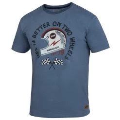 IXS T-shirt Op Twee Wielen - Blauw