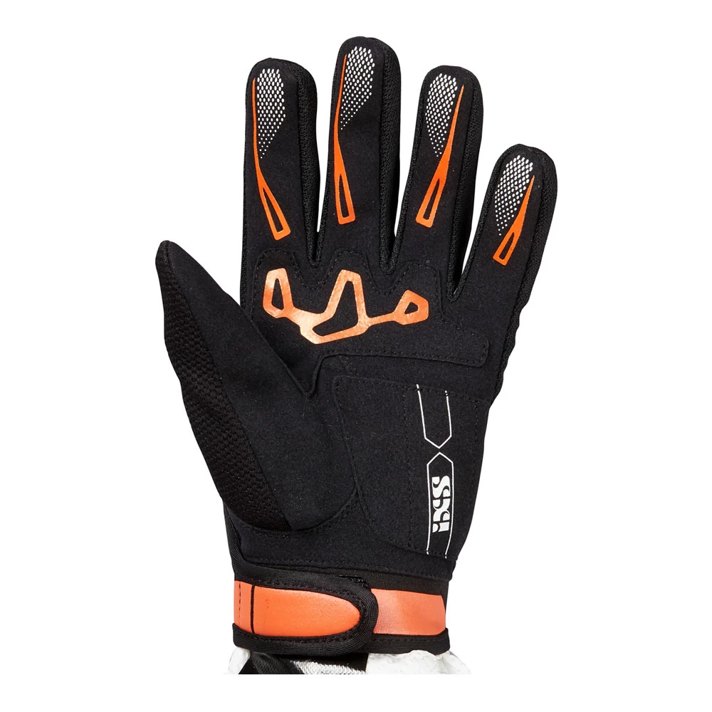 IXS Tour LT Handschoen Pandora Air Zwart Oranje 4 IXS Tour LT Handschoen Pandora Air Zwart Oranje - Afbeelding 2