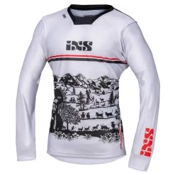 IXS Trigger MX Jersey 3.0 Wit-zwart-rood